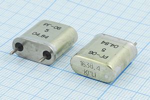 Кварцевый резонатор 1,6384 МГц - 1638,4 HC6U S 15 50/-60~85C РГ06БА-14ЕТ 1Г Кварцевый резонатор 1,6384 МГц - 1638,4 HC6U S 15 50/-60~85C РГ06БА-14ЕТ 1Г