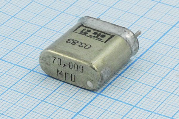Кварцевый резонатор 70 МГц - 70000 HC6U S РК171БА 5Г