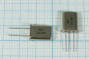 Кварцевый резонатор 14 МГц - 14000 HC49U 16 1Г (MC)