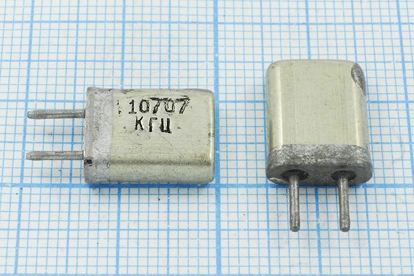 Кварцевый резонатор 10,707 МГц - 10707 HC25U МА 1Г (10707КГЦ)