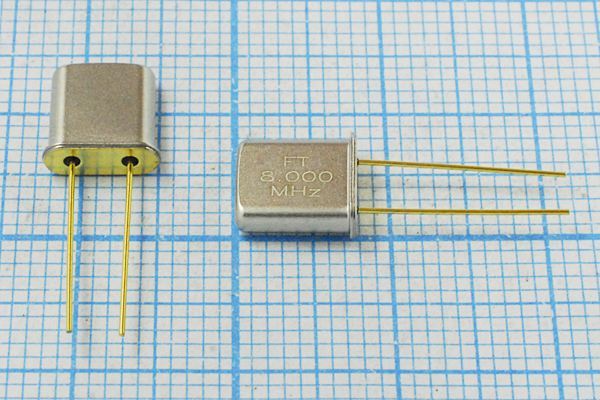 Кварцевый резонатор 8 МГц - 8000 UM1 S 10 50/-40~85C U1 1Г (FT 8.000MHz)