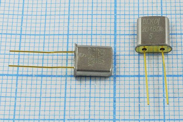 Кварцевый резонатор 20,48 МГц - 20480 UM1 S 30 40/-10~60C РК422-8АТ 1Г (DEKO)