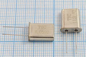 Кварцевый резонатор 11,0592 МГц - 11059,2 HC49U S HC-49U[TIC] 1Г (TIC)