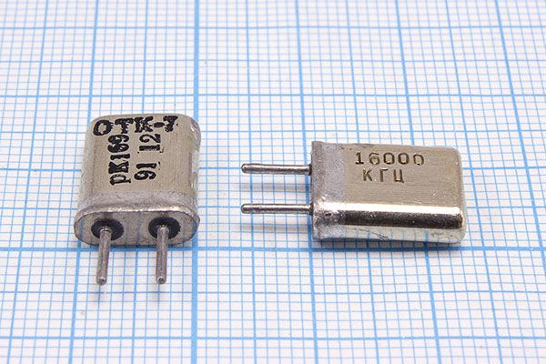 Кварцевый резонатор 16 МГц - 16000 HC25U 30 50/-60~85C РК169МА-8ДУ 1Г
