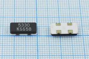 Кварцевый резонатор 5,33 МГц - 5330 SMD12055C4 /-40~150C CX1255GA 1Г (KSS5B) Кварцевый резонатор 5,33 МГц - 5330 SMD12055C4 /-40~150C CX1255GA 1Г (KSS5B)