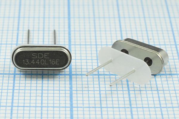Кварцевый резонатор 13,44 МГц - 13440 HC49S3 16 10 30/-40~85C 49S 1Г +IS