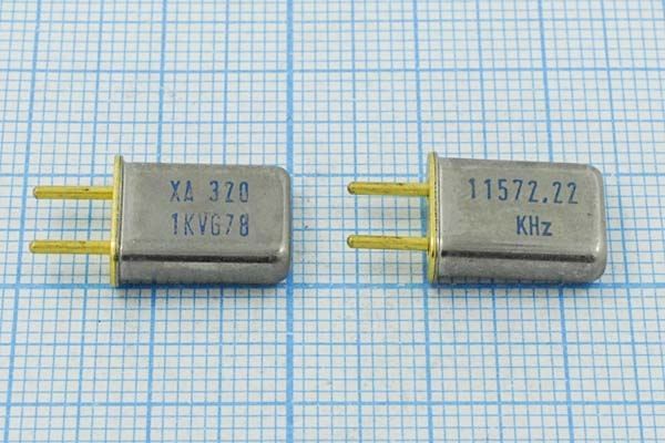 Кварцевый резонатор 11,57222 МГц - 11572,22 HC50U 32 1Г (XA320)