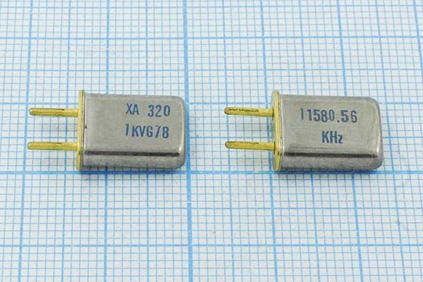 Кварцевый резонатор 11,58056 МГц - 11580,56 HC50U 32 1Г (XA320)