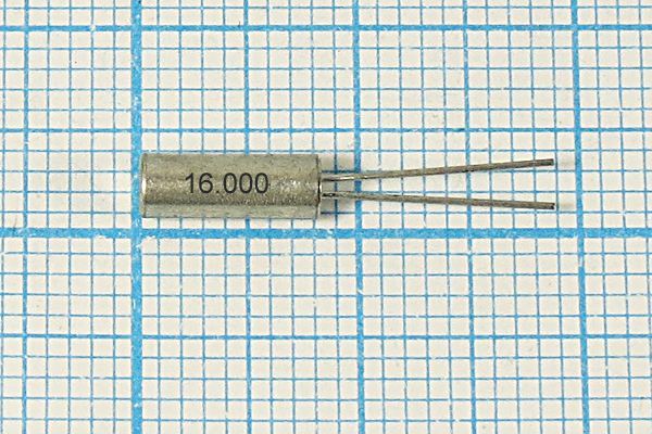 Кварцевый резонатор 16 МГц - 16000 03x08 20 10 30/-20~70C AT38 1Г (16.000)