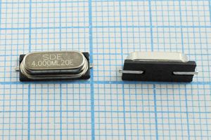 Кварцевый резонатор 4 МГц - 4000 SMD49S3 20 10 30/-40~85C 49S2-SMD 1Г Кварцевый резонатор 4 МГц - 4000 SMD49S3 20 10 30/-40~85C 49S2-SMD 1Г