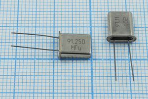 Кварцевый резонатор 91,25 МГц - 91250 HC45U S 30 РК45[HC45U] ХСР 5Г (91.250 МГ