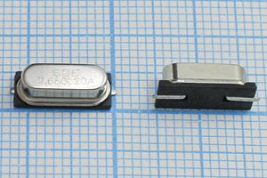 Кварцевый резонатор 7,68 МГц - 7680 SMD49S4 20 10 20/-20~70C 49S-SMD 1Г Кварцевый резонатор 7,68 МГц - 7680 SMD49S4 20 10 20/-20~70C 49S-SMD 1Г