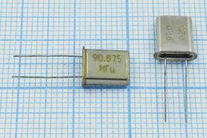 Кварцевый резонатор 90,875 МГц - 90875 HC45U S РК45[HC45U] ХСР 5Г (90.875МГц)