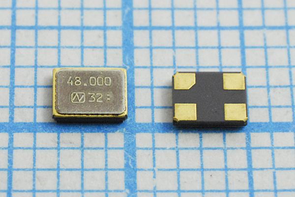 Кварцевый резонатор 48 МГц - 48000 SMD03225C4 7 10 NX3225DA 1Г (48.00)
