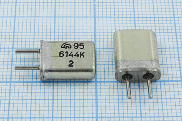 Кварцевый резонатор 6,144 МГц - 6144 HC25U МА 1Г