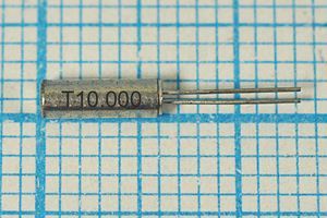 Кварцевый резонатор 10 МГц - 10000 02x06 16 20 /-40~85C A6[AT26] 1Г