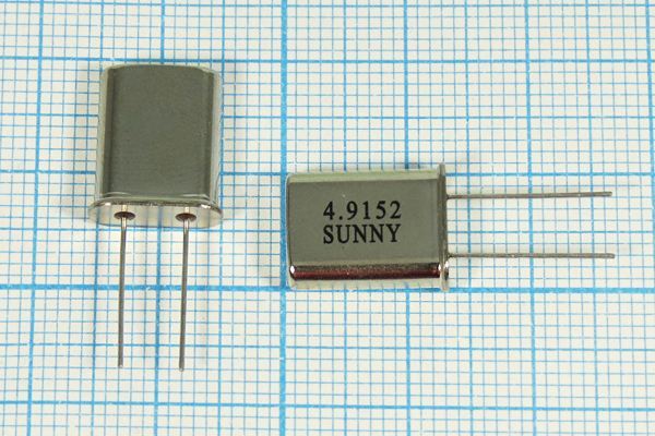 Кварцевый резонатор 4,9152 МГц - 4915,2 HC49U 20 30 SA[SUNNY] 1Г (SUNNY)