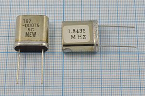 Кварцевый резонатор 1,8432 МГц - 1843,2 HC33U S (MEW)