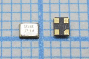 Кварцевый резонатор 37,4 МГц - 37400 SMD02016C4 8 10 15/-40~85C SMD2016 1Г