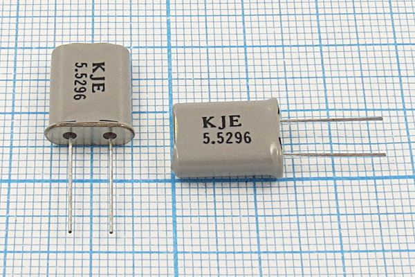 Кварцевый резонатор 5,5296 МГц - 5529,6 HC49U S 1Г +SL (KJE 5.5296)