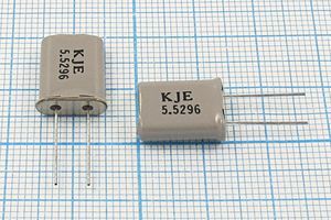 Кварцевый резонатор 5,5296 МГц - 5529,6 HC49U S 1Г +SL (KJE 5.5296)