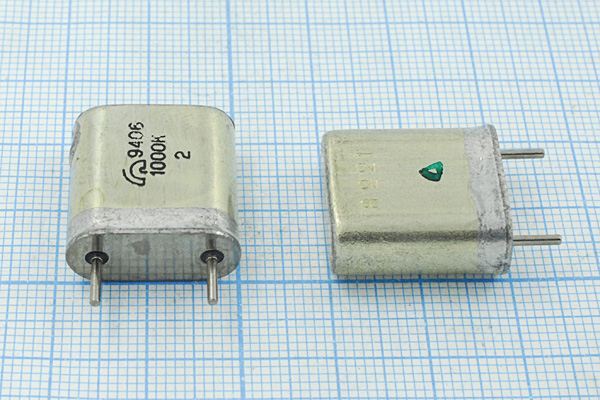 Кварцевый резонатор 1 МГц - 1000 HC6U S 15 50/-60~85C БА-6ДУ 1Г Rs400 Ом