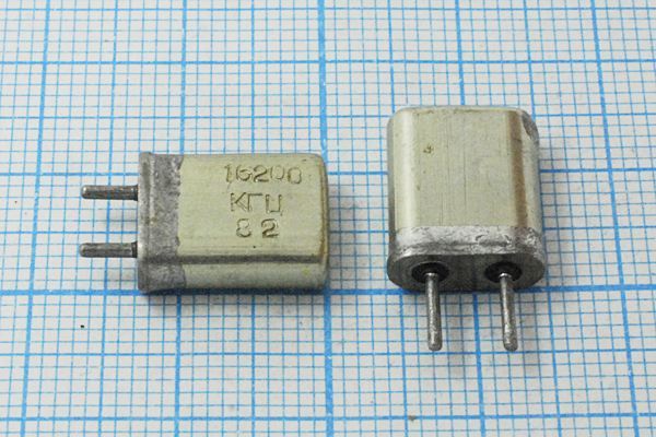 Кварцевый резонатор 16,2 МГц - 16200 HC25U МА 1Г (16200 КГЦ)