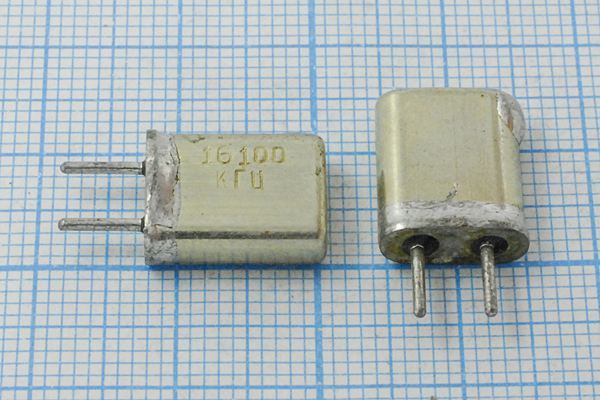 Кварцевый резонатор 16,1 МГц - 16100 HC25U МА 1Г