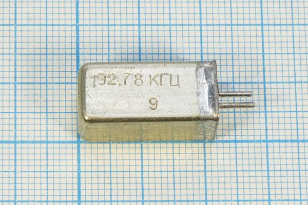 Кварцевый резонатор 0,19278 МГц - 192,78 УВ 1Г 11x11x22
