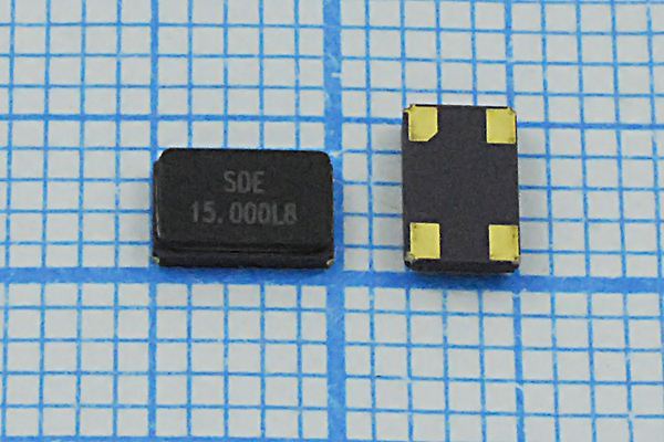 Кварцевый резонатор 15 МГц - 15000 SMD05032C4 8 10 30/-40~85C SMG0503(4P) 1