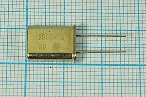 Кварцевый резонатор 12 МГц - 12000 HC49U S РК374 1Г