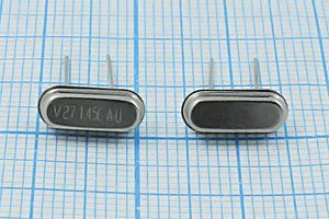 Кварцевый резонатор 27,145 МГц - 27145 HC49S3 20 20 49S 1Г (V27.145CAU)