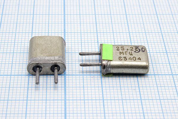 Кварцевый резонатор 25,23 МГц - 25230 HC25U МА 3Г