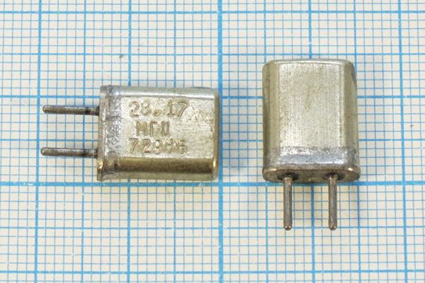 Кварцевый резонатор 28,175 МГц - 28175 HC25U МА 3Г (28.17)