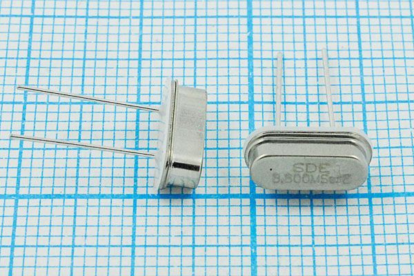 Кварцевый резонатор 8,8 МГц - 8800 HC49S3 S 10 30/-40~85C 49S[SDE] 1Г +IS