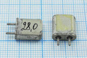Кварцевый резонатор 28 МГц - 28000 HC25U МА 1Г