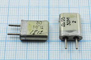 Кварцевый резонатор 30 МГц - 30000 HC25U МА 3Г