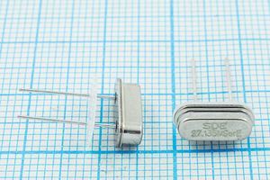 Кварцевый резонатор 27,135 МГц - 27135 HC49S3 S 10 20/-40~85C 49S[SDE] 1Г +IS