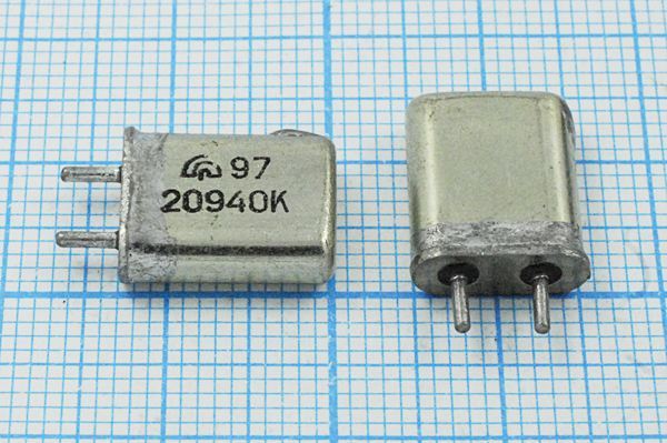 Кварцевый резонатор 20,94 МГц - 20940 HC25U МА 1Г (20940К)