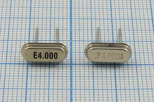 Кварцевый резонатор 4 МГц - 4000 HC49S3 16 1Г (разная) Кварцевый резонатор 4 МГц - 4000 HC49S3 16 1Г (разная)