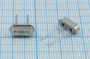 Кварцевый резонатор 4 МГц - 4000 HC49S3 16 25 HC49S[MEC] 1Г (M4.000H3D)