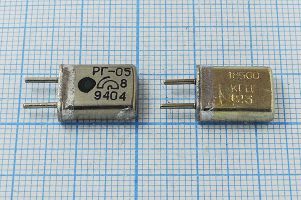 Кварцевый резонатор 16,5 МГц - 16500 HC25U РГ05МА 1Г