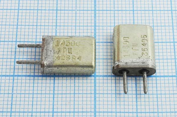 Кварцевый резонатор 14,3 МГц - 14300 HC25U МА 1Г