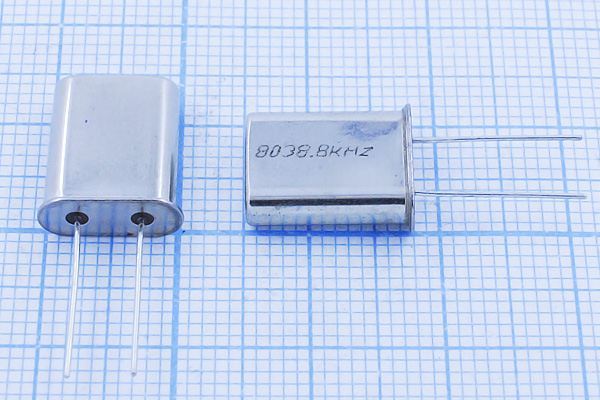 Кварцевый резонатор 8,0388 МГц - 8038,8 HC49U S 30 40/-40~70C РП97МД-8ВТ 1Г
