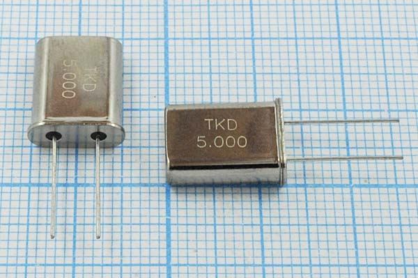Кварцевый резонатор 5 МГц - 5000 HC49U 20 30 HC-49U[TKD] 1Г (TKD)