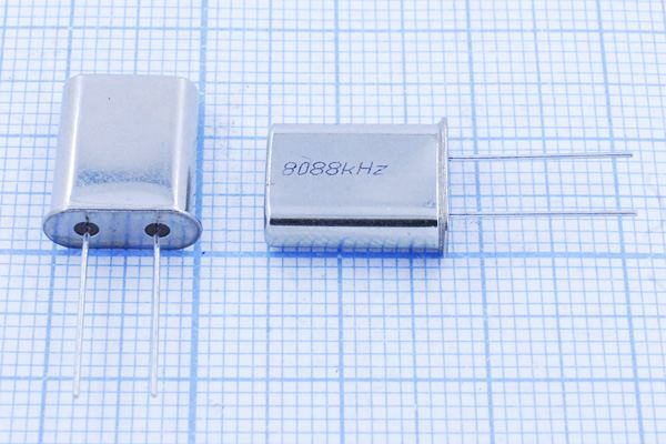 Кварцевый резонатор 8,088 МГц - 8088 HC49U S 30 40/-40~70C РП97МД-8ВТ 1Г