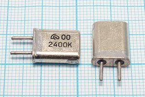 Кварцевый резонатор 2,4 МГц - 2400 HC25U МА 1Г