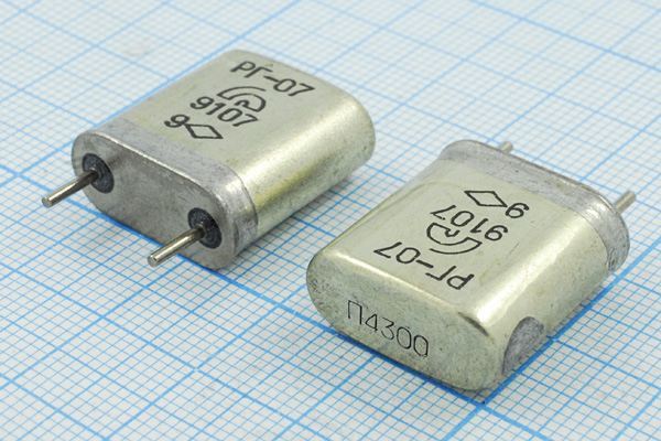 Кварцевый резонатор 4,3 МГц - 4300 HC6U /-60~85C РГ07БА-7ДУ 1Г