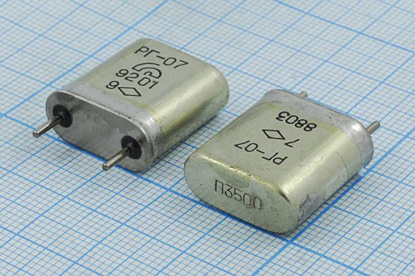 Кварцевый резонатор 3,5 МГц - 3500 HC6U 20 50/-60~85C РГ07БА-7ДУ 1Г