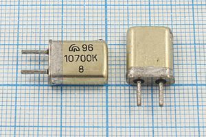 Кварцевый резонатор 10,7 МГц - 10700 HC25U МА 1Г Кварцевый резонатор 10,7 МГц - 10700 HC25U МА 1Г